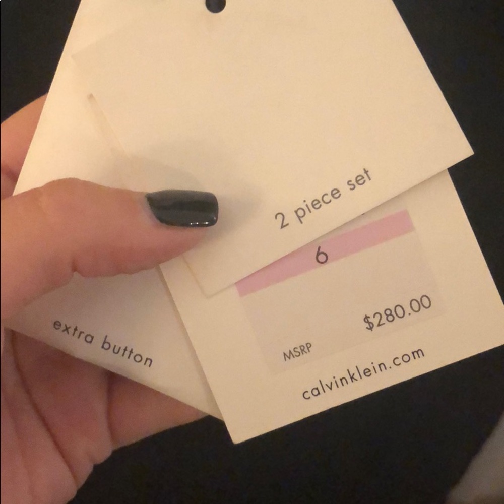 Calvin Klein 2-piece suit set - Picture 2 of 5